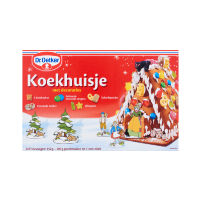 Dr. Oetker Koekhuisje met Decoraties